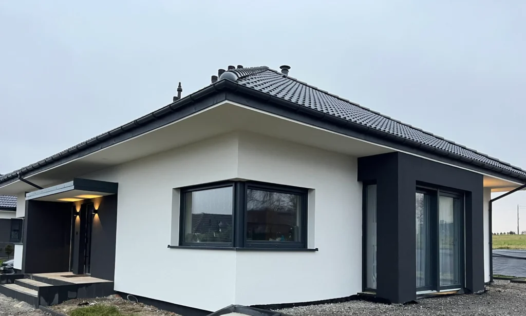 Kompleksowy projekt budowlany - elewacja domu
